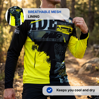MTB Downhill Jersey – Long Sleeve – Performance Stretch Design