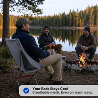 Ultra-Light Foldable Camping Chair - High-Back Portable Outdoor Chair