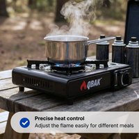 Portable Camping Stove – Automatic Ignition – Precision Heat Control