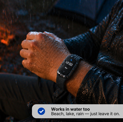 Ultrasonic Mosquito Repellent Bracelet – Waterproof Protection – USB Rechargeable