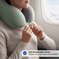 Travel Neck Pillow – Memory Foam – Ergonomic U-Shape