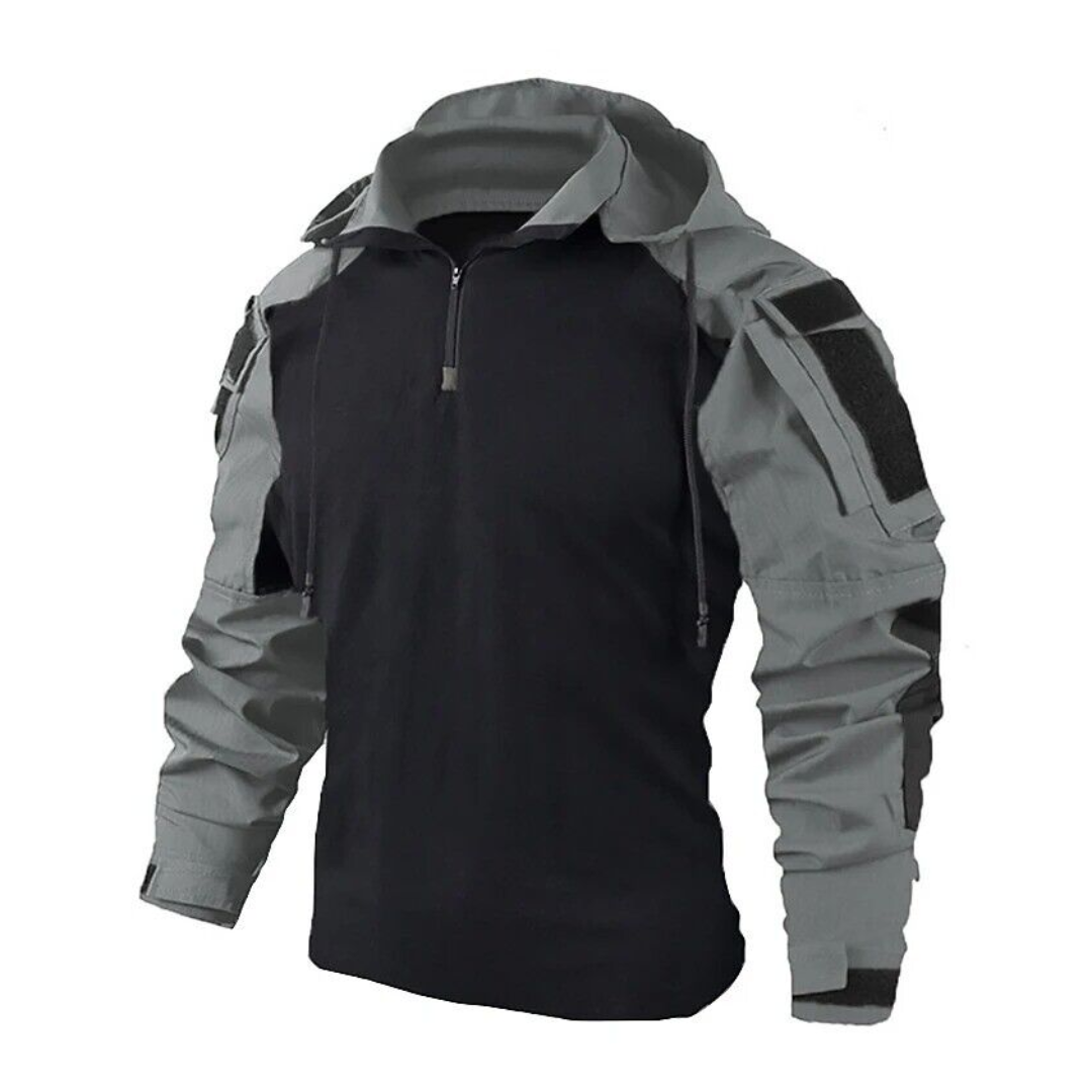 Tactical Camouflage Hoodie – Windproof & Water-Resistant