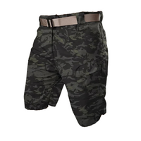 Outdoor Cargo Shorts - Elastic Design - 6 Pockets