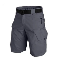 Outdoor Cargo Shorts - Elastic Design - 6 Pockets