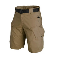Outdoor Cargo Shorts - Elastic Design - 6 Pockets