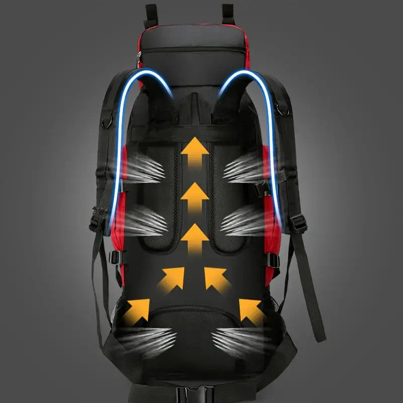 Waterproof Hiking Backpack – 90L Capacity – Adventure Ready