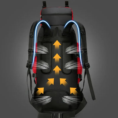 Waterproof Hiking Backpack – 90L Capacity – Adventure Ready