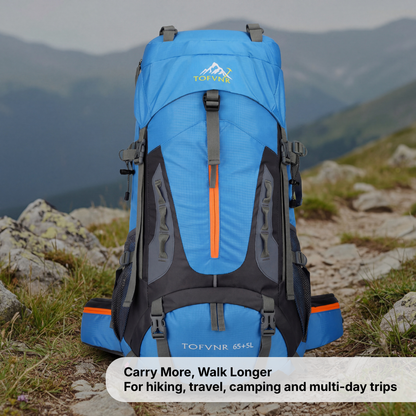 Hiking Backpack 60L – Waterproof – Trekking & Travel