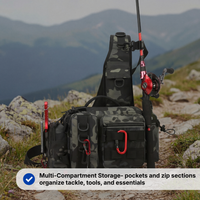 Multi-Functional Outdoor Fishing Sling Bag – Tactical Storage – Adjustable Strap