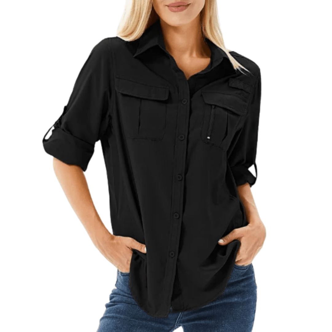 Women’s Outdoor Hiking Shirt – Breathable – Quick-Dry