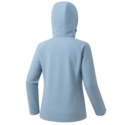 Women's Softshell Jacket - Water-Resistant & Hooded - Fleece Lined