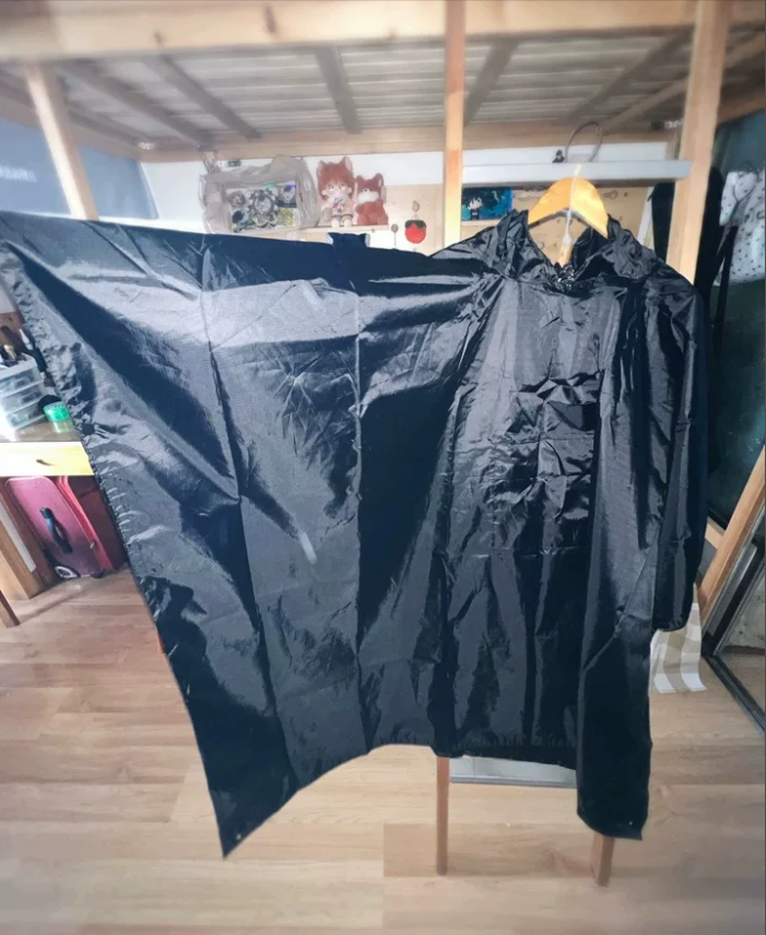 Rain Poncho with Hood - Waterproof 3-in-1 Poncho, Tarp & Sleeping Bag Cover - Packable