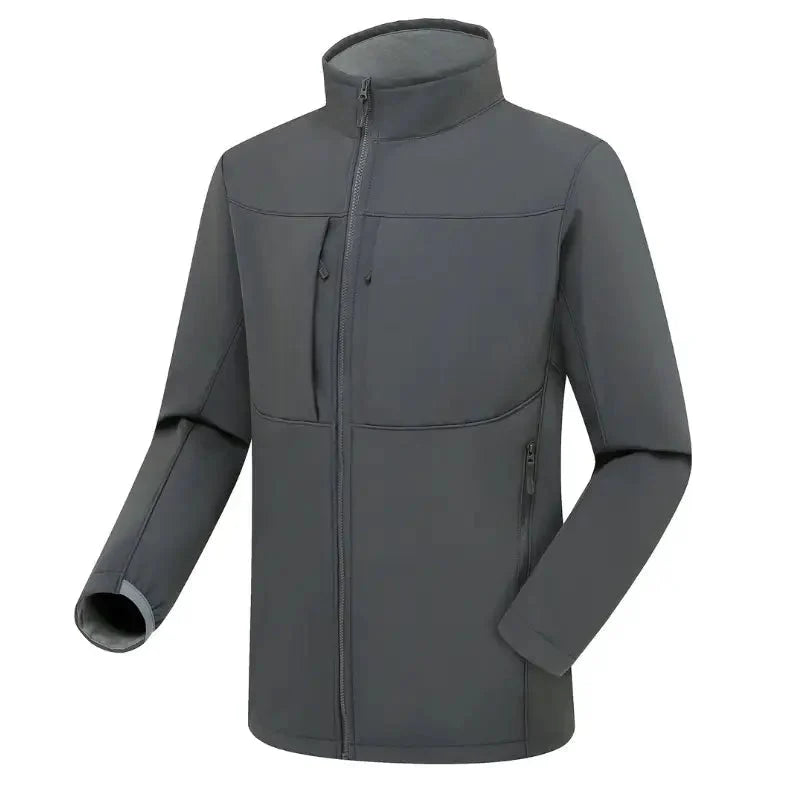 Softshelljacke Herren mit Fleecefutter wasserabweisend