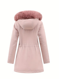 Women's Parka - Faux Fur Hood - Lined