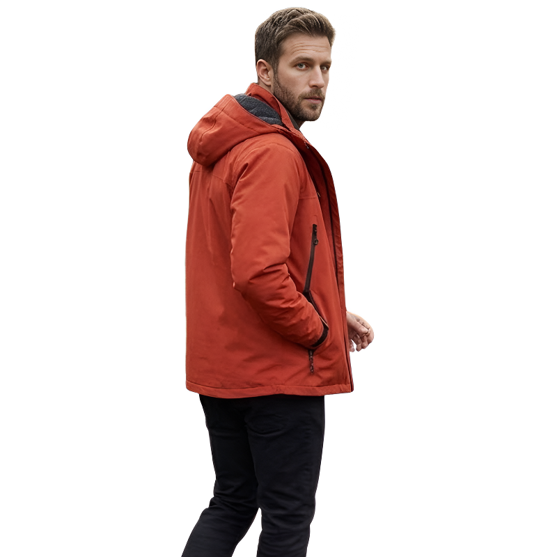 Men's Rain Jacket - Waterproof 5,000mm, Windproof Hood