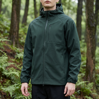 Softshell Jacket - Windproof & Water-Resistant - Hooded Design