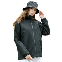 Softshell Jacket - Windproof & Water-Resistant - Hooded Design