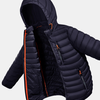 Men's Fall Jacket - Lightweight Quilted Design - Removable Hood