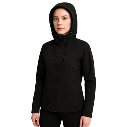Women's Softshell Jacket - Water-Resistant & Hooded - Fleece Lined