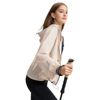 Women's UV Protection Jacket - Ultra-Lightweight & Packable - Water-Resistant