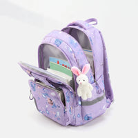 Kids Backpack - Space Print - Reflective Safety Strip
