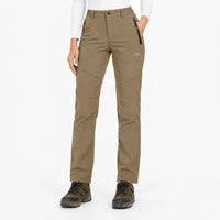 Winter Pants for Women - Water-Repellent Softshell - Fleece Lined