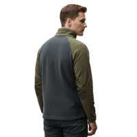 Men's Fleece Pullover - Half-Zip - Two-Tone