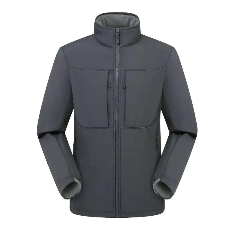 Softshelljacke Herren mit Fleecefutter wasserabweisend
