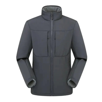 Softshelljacke Herren mit Fleecefutter wasserabweisend