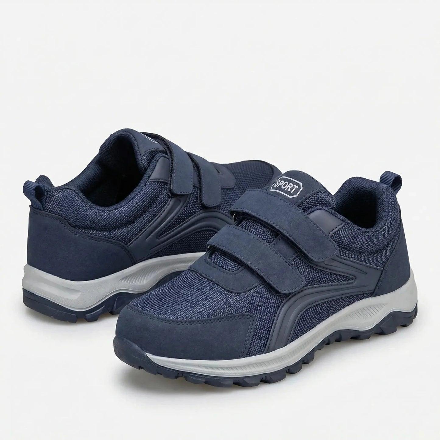 Orthopedic Shoes for Men - Wide Toe Box - Adjustable Velcro Straps