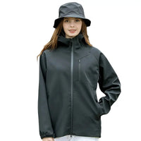 Softshell Jacket - Windproof & Water-Resistant - Hooded Design