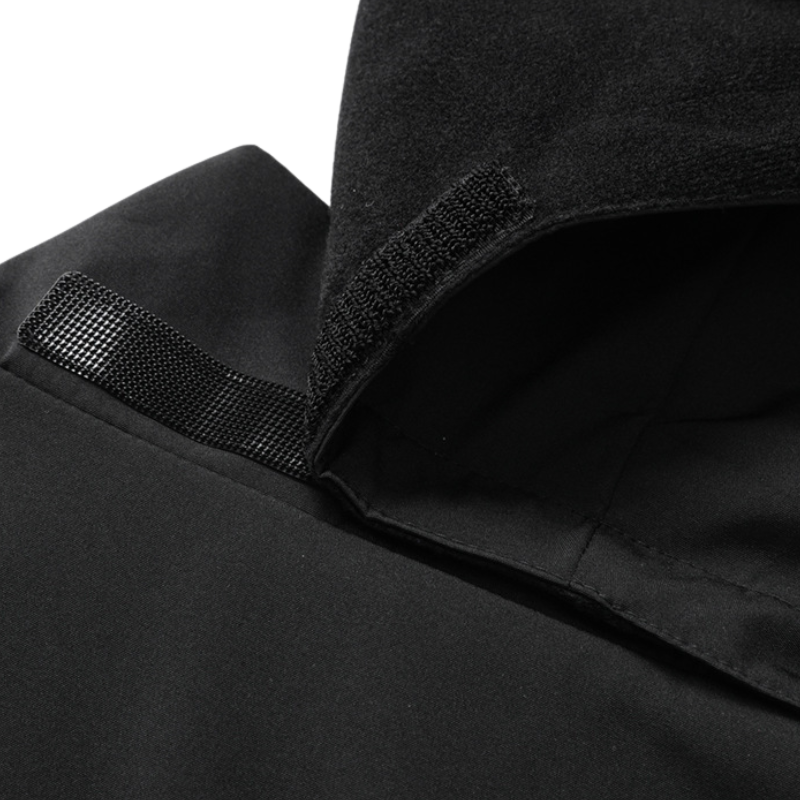 Men's Softshell Jacket - Removable Hood - Fleece Lined