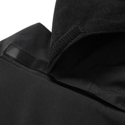 Men's Softshell Jacket - Removable Hood - Fleece Lined