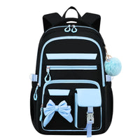Girls Backpack - Bow Detail - Fits a 15.6" Laptop