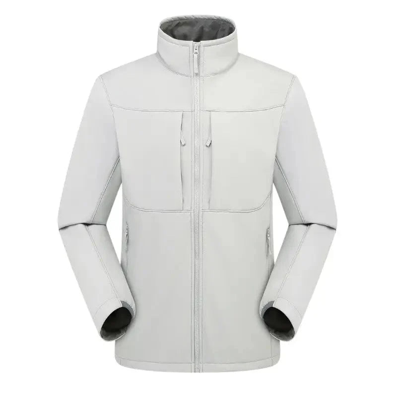 Softshelljacke Herren mit Fleecefutter wasserabweisend