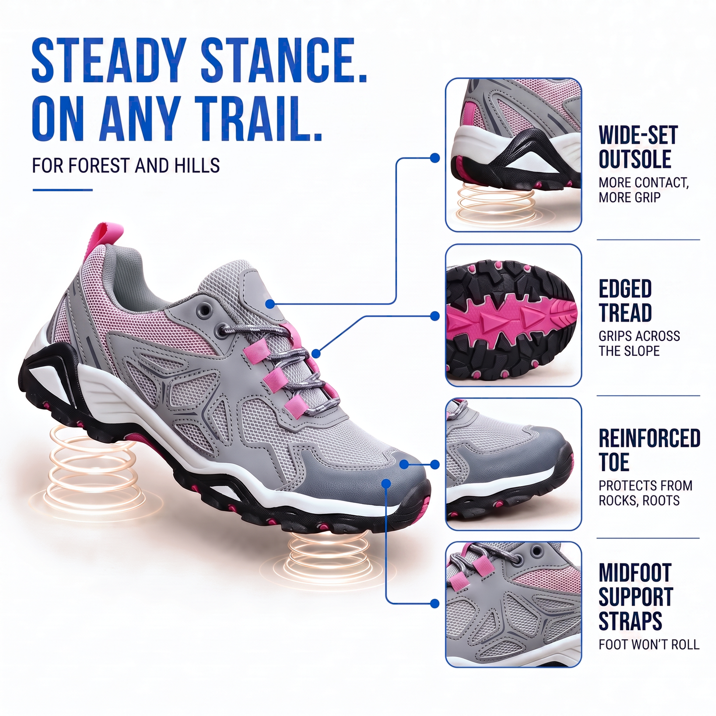women's trekking shoes