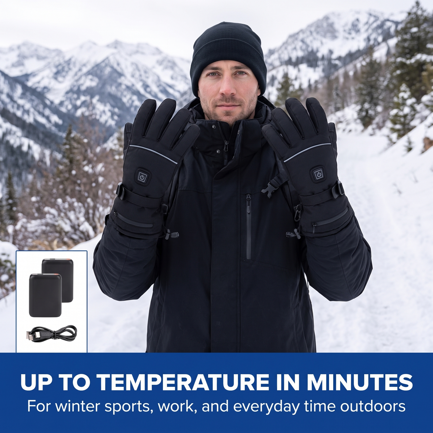 heated gloves - view 3