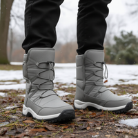 Women's Winter Boots - Waterproof & Warm Lined - Unisex Slip-On
