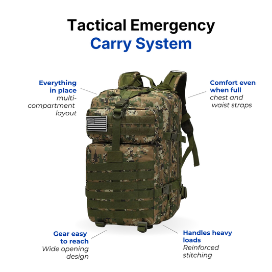 Tactical Backpack – 50L Waterproof Survival Pack