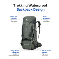 Backpack 75L – Waterproof - Trekking