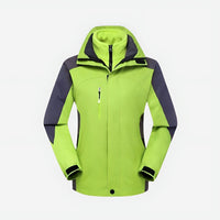 Waterproof Jacket - Women's 3-in-1 - Removable Fleece Liner
