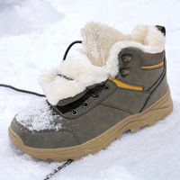 Men's Winter Boots - Waterproof & Warm Lined - Non-Slip Grip