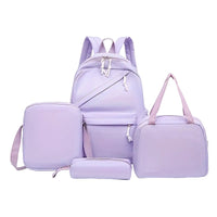 Girls Backpack Set - 4-in-1 with Crossbody Bag and Pencil Case