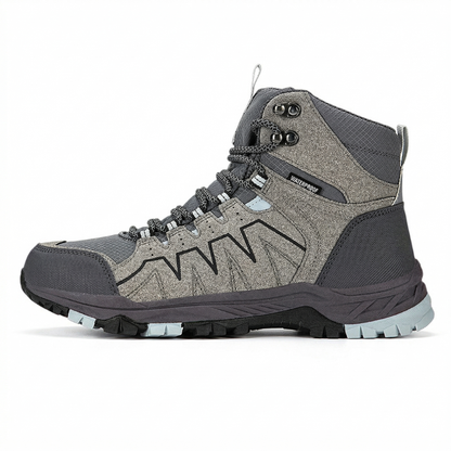 Waterproof Hiking Boots - Ankle-High Support - Non-Slip Grip