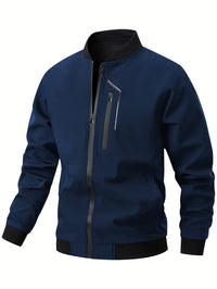 Bomber Jacket - Men's Outdoor Spring & Fall Jacket - Multiple Pockets