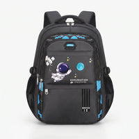 Kids Backpack for Boys - Astronaut Print - Three Zipped Compartments