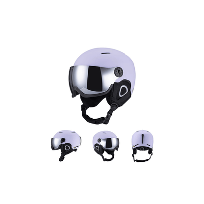 Ski Helmet with Visor - Anti-Fog Shield & ABS Shell - Adjustable Fit