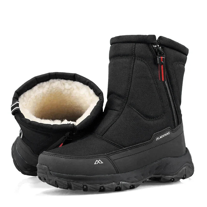 zip up winter boots men