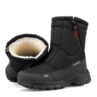 Zip-Up Winter Boots for Men - Mid-Calf - Waterproof