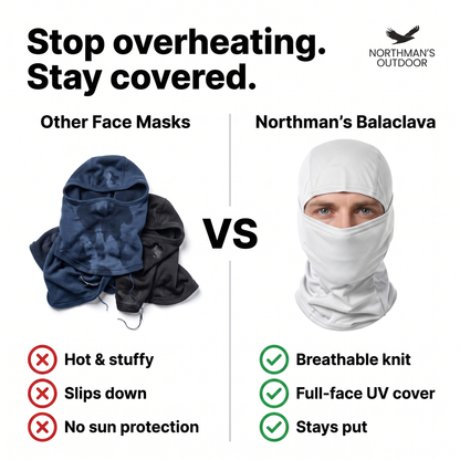 Balaclava Face Mask - Breathable Summer Sun Protection - Full Face Cover